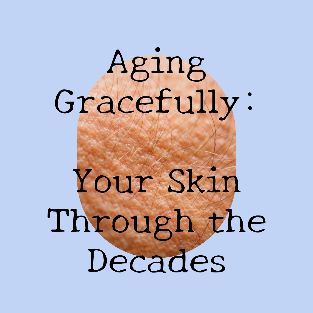 What happens to aging skin?